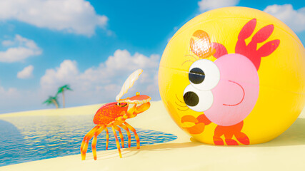Crab in love © Hemerson