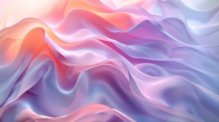 Obraz premium Web banner background abstract 3d on plain soft navy and purple gradient background.