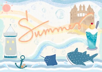 Summer sea beach background,banner 