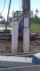 Hydraulic pile foundation machine for construction building