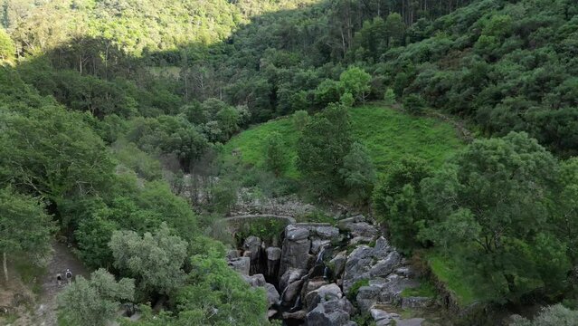 Ponte Mizarela, or Devils Bridge in Portugal