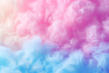 Fototapeta premium Neon pastel cotton candy background. Candy floss texture.