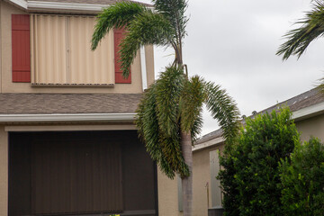 House prepared for a hurricane
