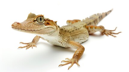 Naklejka premium Albertonectes on white background