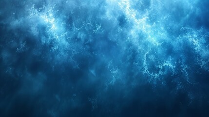 Naklejka premium A dark blue abstract background with blur and bokeh. 