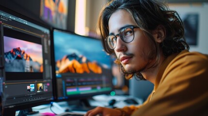 Ideal for use in portfolios, websites, and marketing materials related to graphic design or photography.