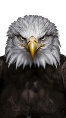 Obraz premium a bald eagle with a yellow beak