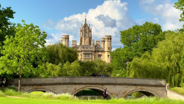 University of Cambridge with its wonderful Gardens and Meadows - travel photography in United Kingdom