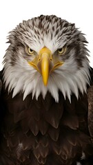 Obraz premium a bald eagle with a yellow beak