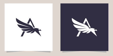 eagle logo design vector