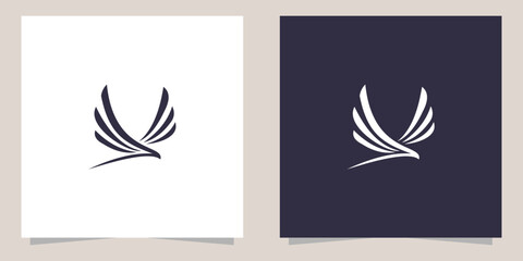eagle logo design vector