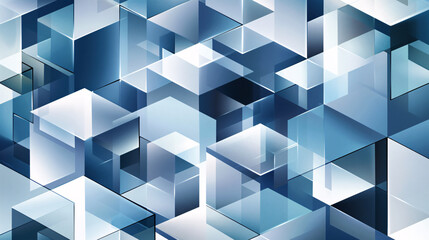 Wavy Glass Reflections Abstract wavy design with reflective and transparent glass elements.