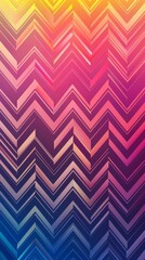 Chevron zigzag pattern in gradient colors. Modern geometric design concept