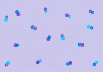 画用紙に描いたカラフルな丸の背景素材