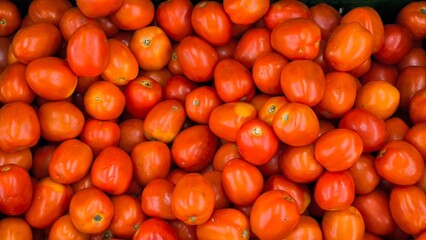 Tomatoes in the store. for background
