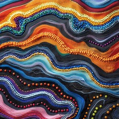 Elevate your look with our textured beadwork accessories featuring colorful details and intricate patterns on a highquality background.