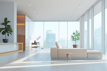 Modern Minimalist Living Space