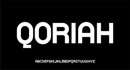 Fototapeta premium BOLD CONDENSED FONT FOR POSTER AND HEADLINE TYPEFACE