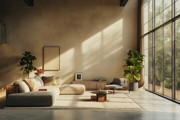 Modern Minimalist Living Space