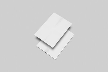 Blank A4 Flyer Mockup