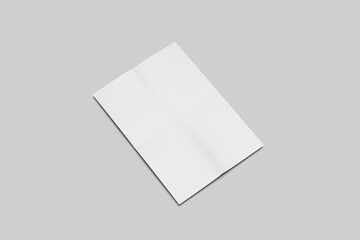 Blank A4 Flyer Mockup