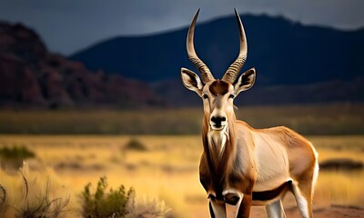 antelope in the savannah 