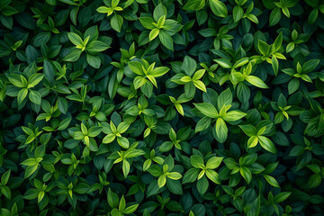 green leaves in the garden