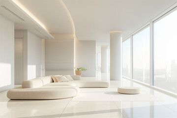 Modern Minimalist Living Space