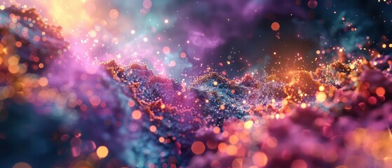 futuristic wallpaper of energy light flux, very dynamic and hi-tech
