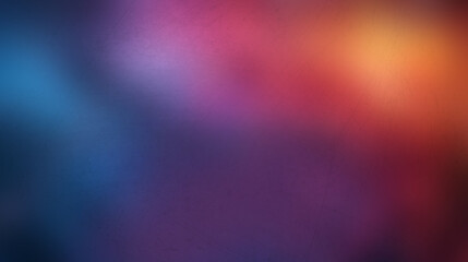 A soft blurred gradient background in bright orange and purple colors with grunge texture. 