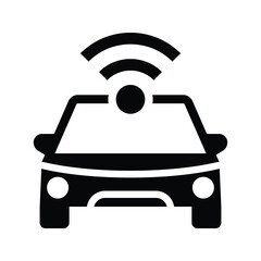 Autonomous car icon