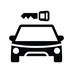 Obraz premium Car rental icon