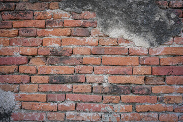old red brick wall texture background 003