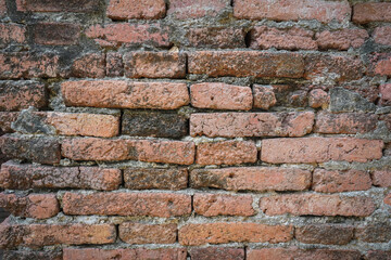 old red brick wall texture background 002