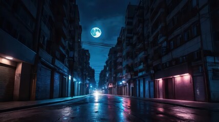 night in the city