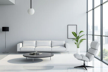 Modern Minimalist Living Space