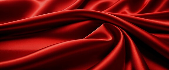 Obraz premium Red Satin Elegance