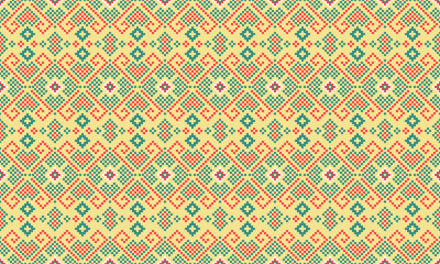 pixel pattern and yellow background 