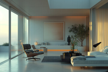 Modern Minimalist Living Space