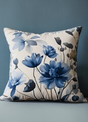 MUTED FLORAL DECORATIVE ACCENT PILLOWS IN MODERN M