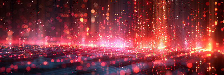 Obraz premium Digital background for tech, AI, neural networks, data, audio, graphics