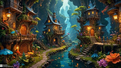 Enchanting Fairy Tale Village