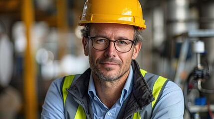 portrait of a worker in warehouse