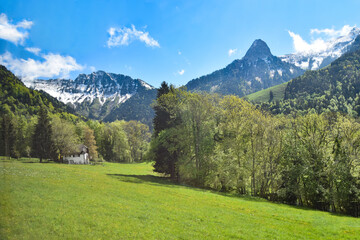 ゴールデンパスラインの美しい車窓の風景