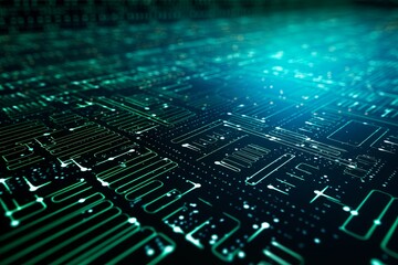 Abstract Background Illustrating Digital Transformation, System Engineering, and Programming Concepts