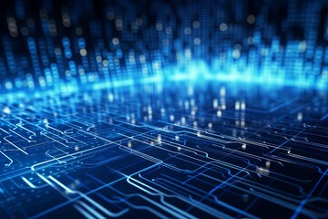 Abstract Background Illustrating Digital Transformation, System Engineering, and Programming Concepts