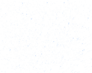 White and blue stars with a transparent background