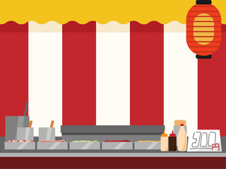 お祭りの屋台A　4:3