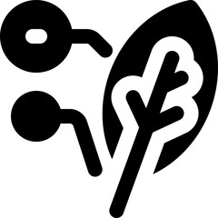 plant research icon. vector glyph icon for your website, mobile, presentation, and logo design.