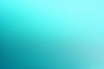 Blue green grainy color gradient background teal turquoise glowing noise texture poster backdrop designm copy space.	